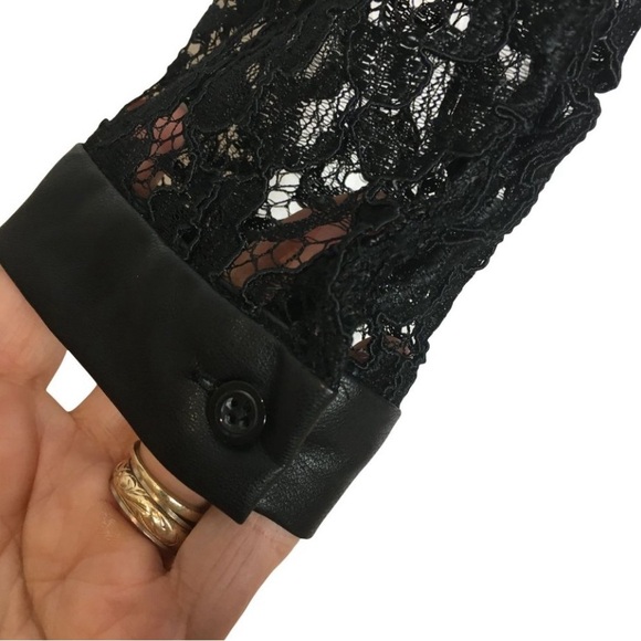 ZARA LACE BUTTON DOWN TOP   NWOT - Picture 6 of 10